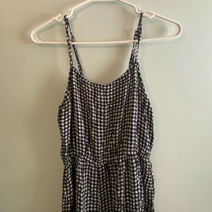 Flowy Gingham Jumpsuit
